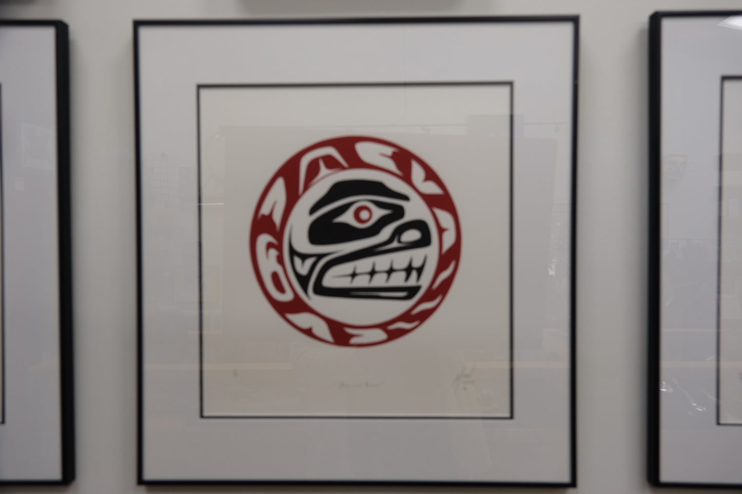 Framed Print - "Bear & Raven"