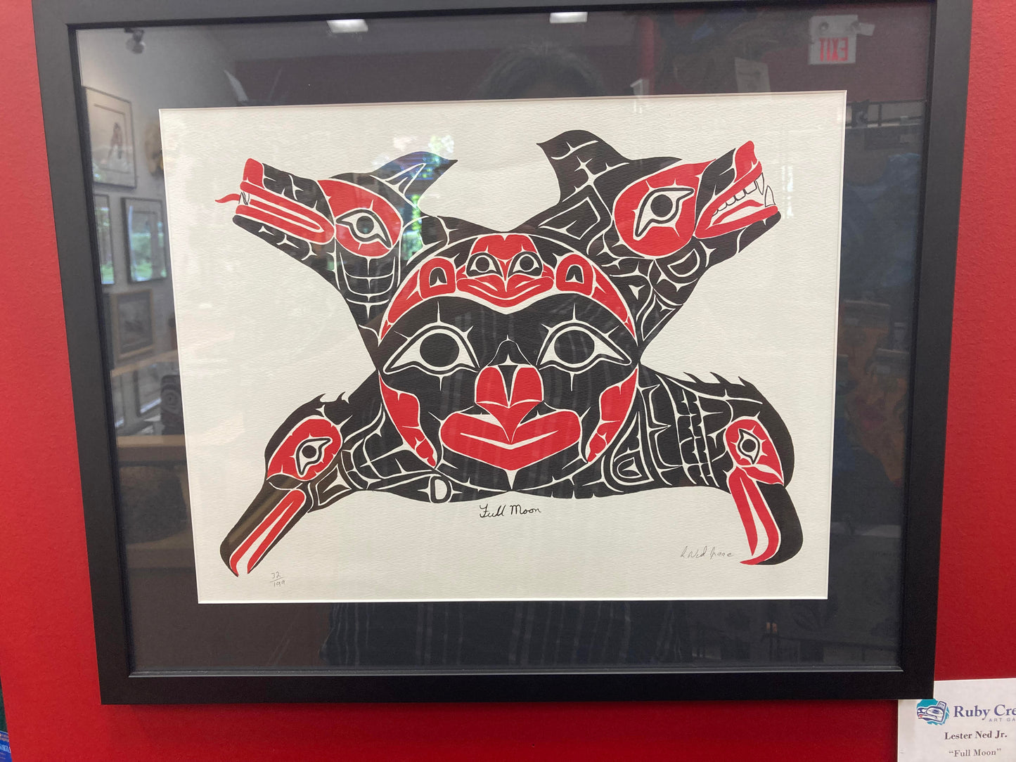Framed - Full Moon - Lester Ned Jr.