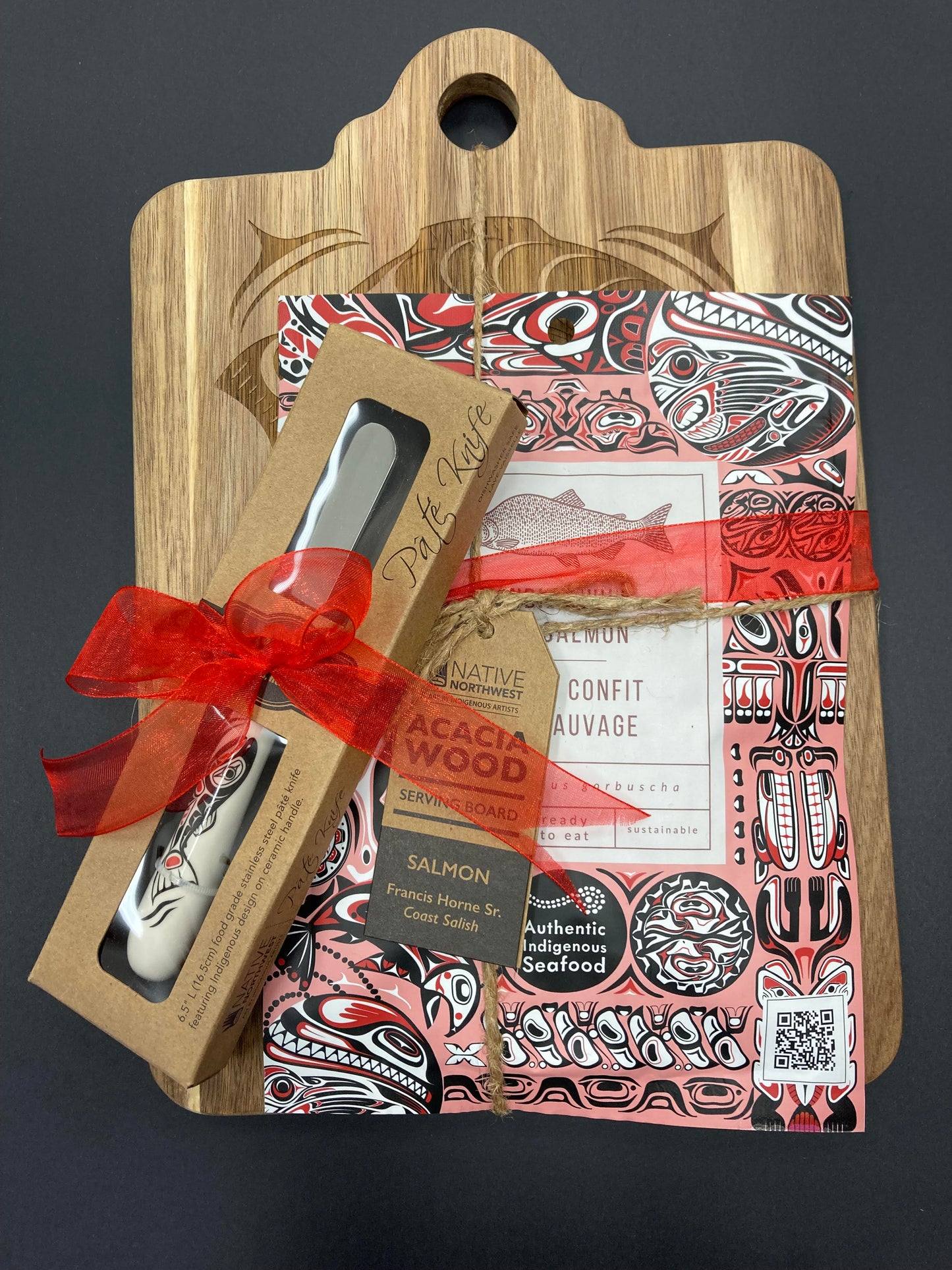 Gift Pack - Salmon, Board & Pate Knife