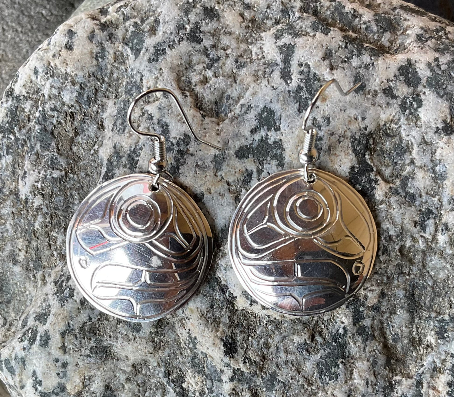 Earrings - Silver Salmon Eggs