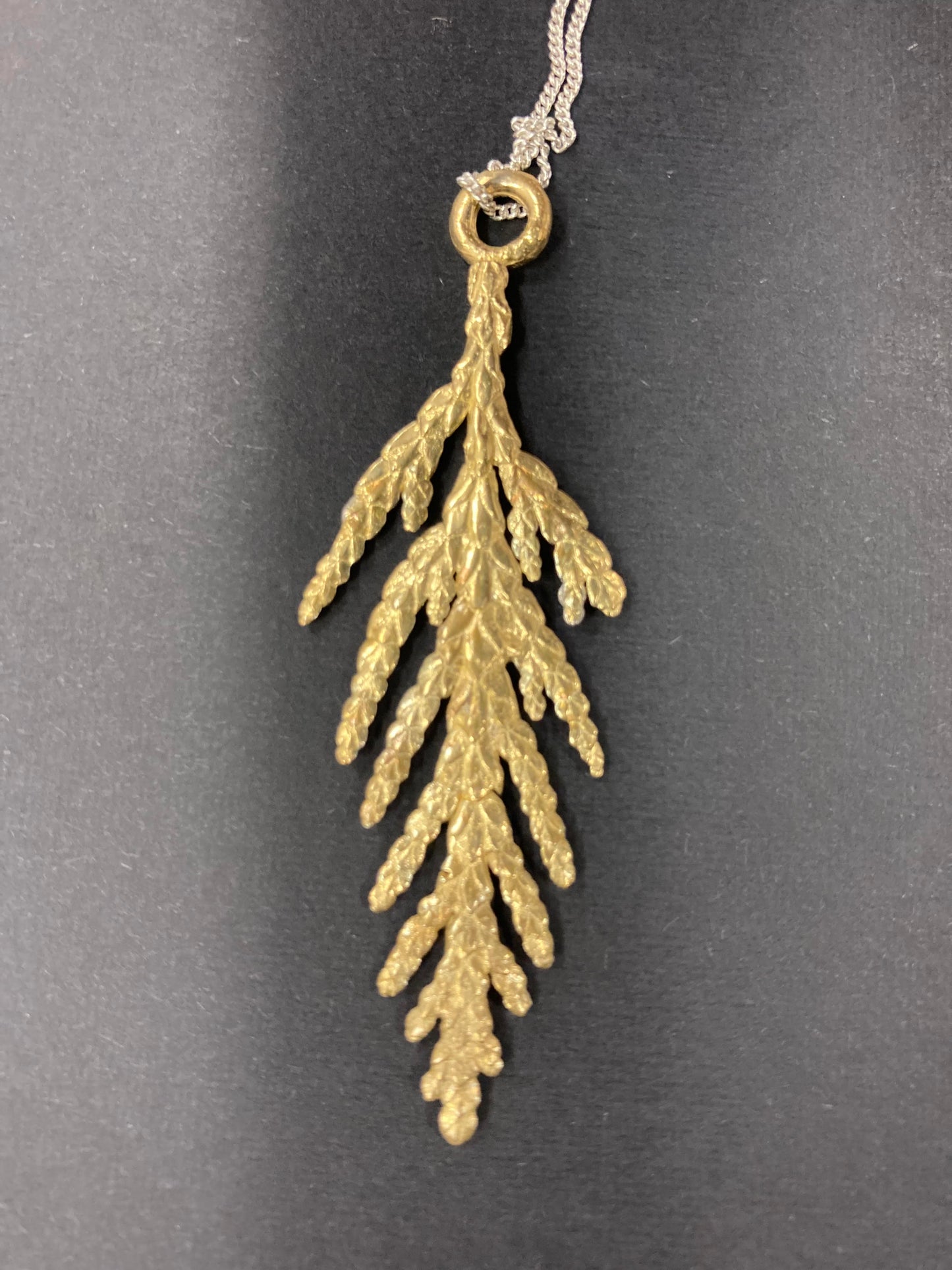 Pendant - Bronze Large Cedar Bough