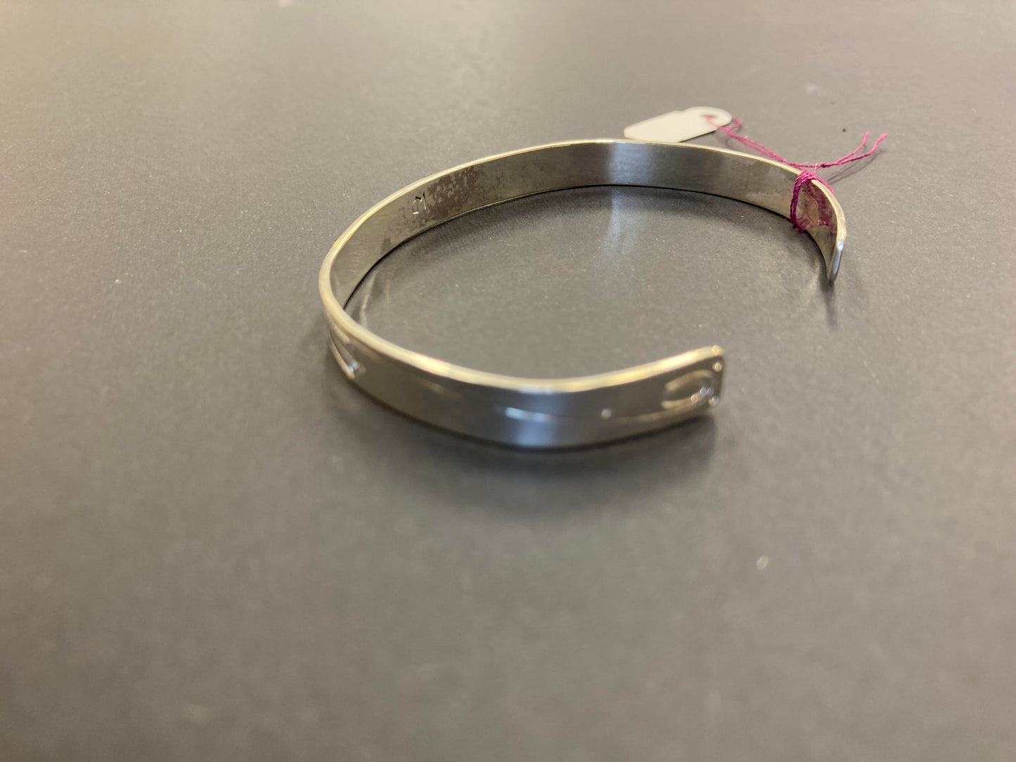 Bracelet - Silver with 14k Gold Feather Bangle