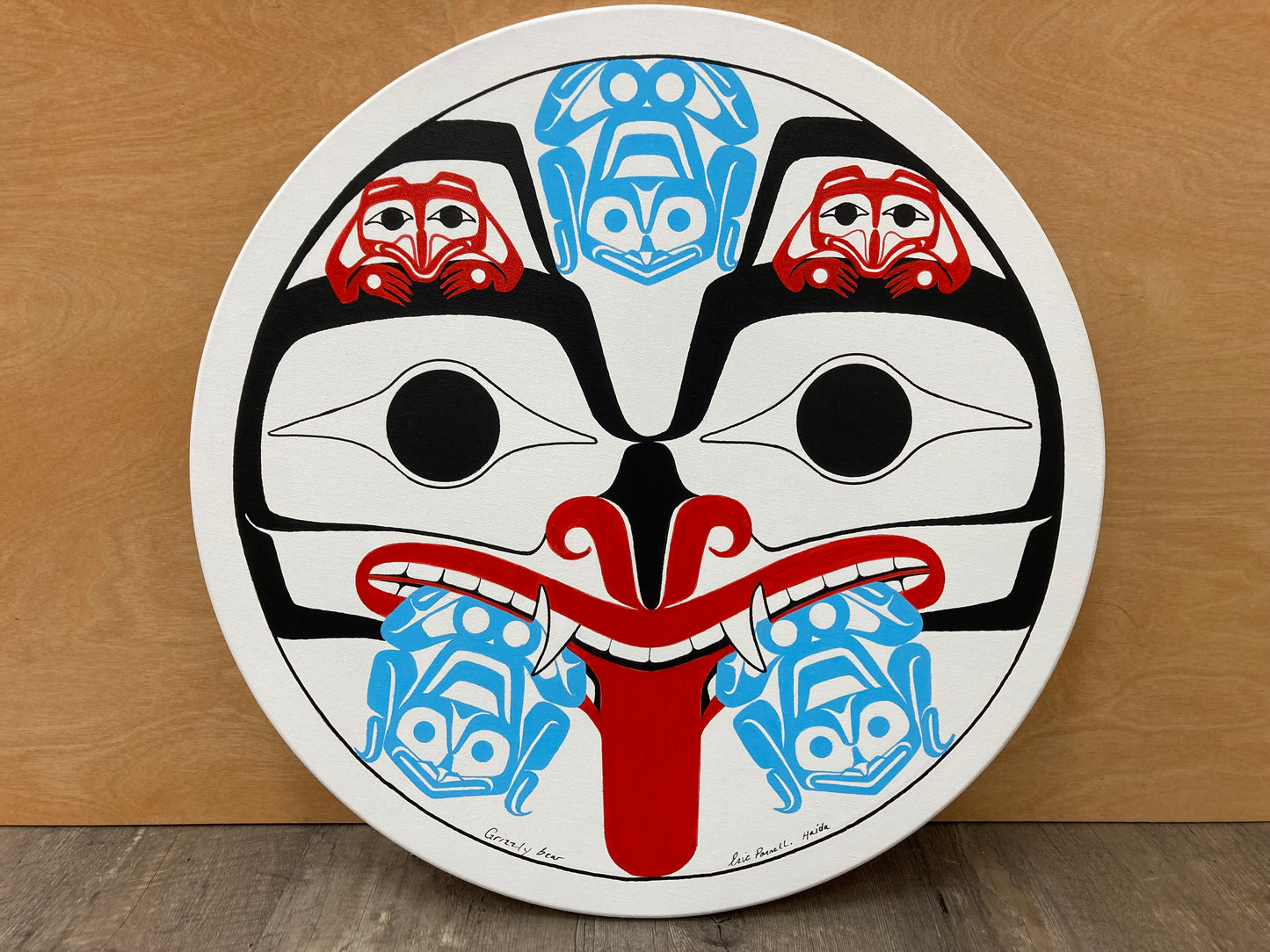 Painting - Acrylic on Canvas - Grizzly Bear - E Parnell