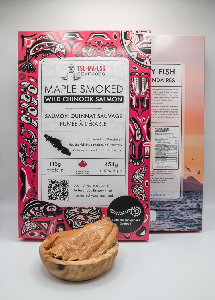 Maple Smoked Wild Chinook Salmon