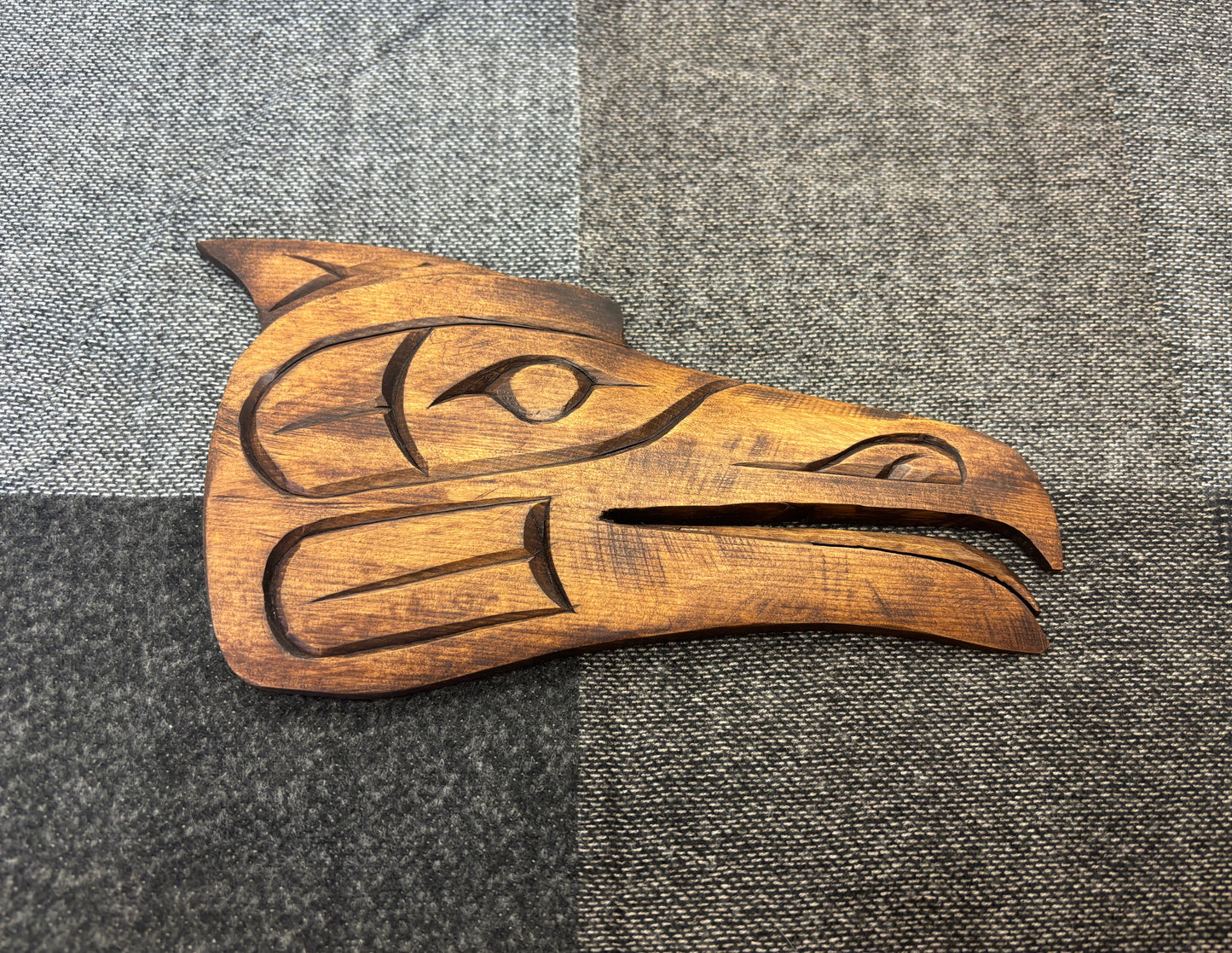 Carving #12 Raven Open Mouth