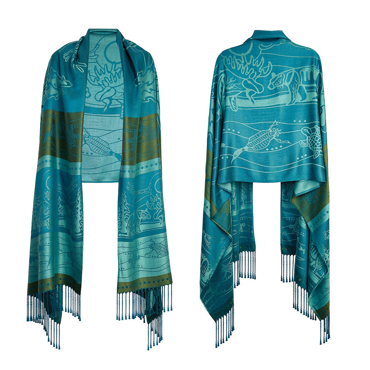 Shawl - All My Relatives by Storm Angeconeb