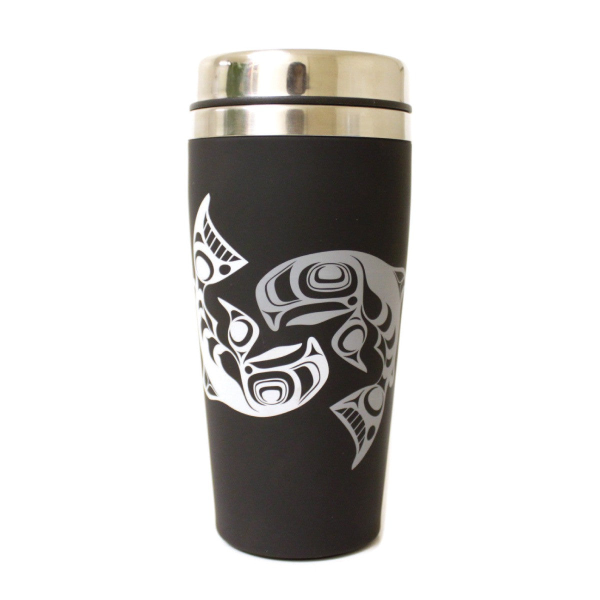 Travel Mug - 16 oz - Salmon by Ryan Cranmer