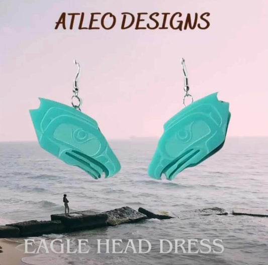 Earrings - Head Dress- Atleo Designs