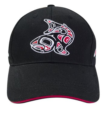 Ball Cap - Salmon Embroidered