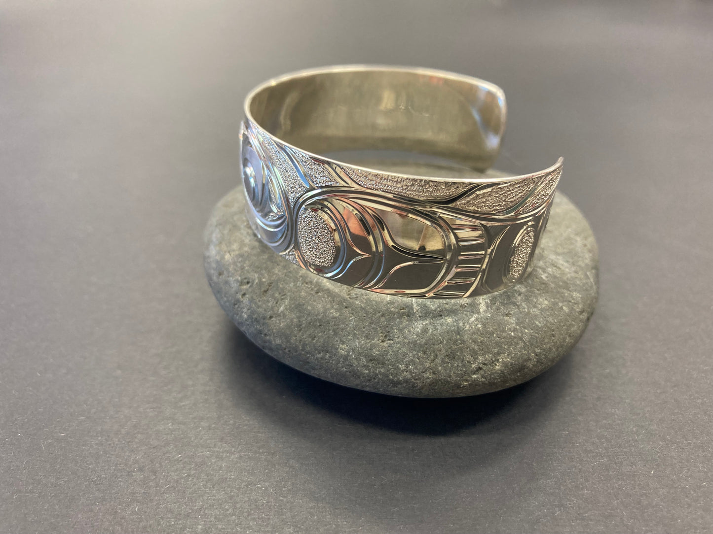 Bracelet - Silver Cuff - Dragonfly