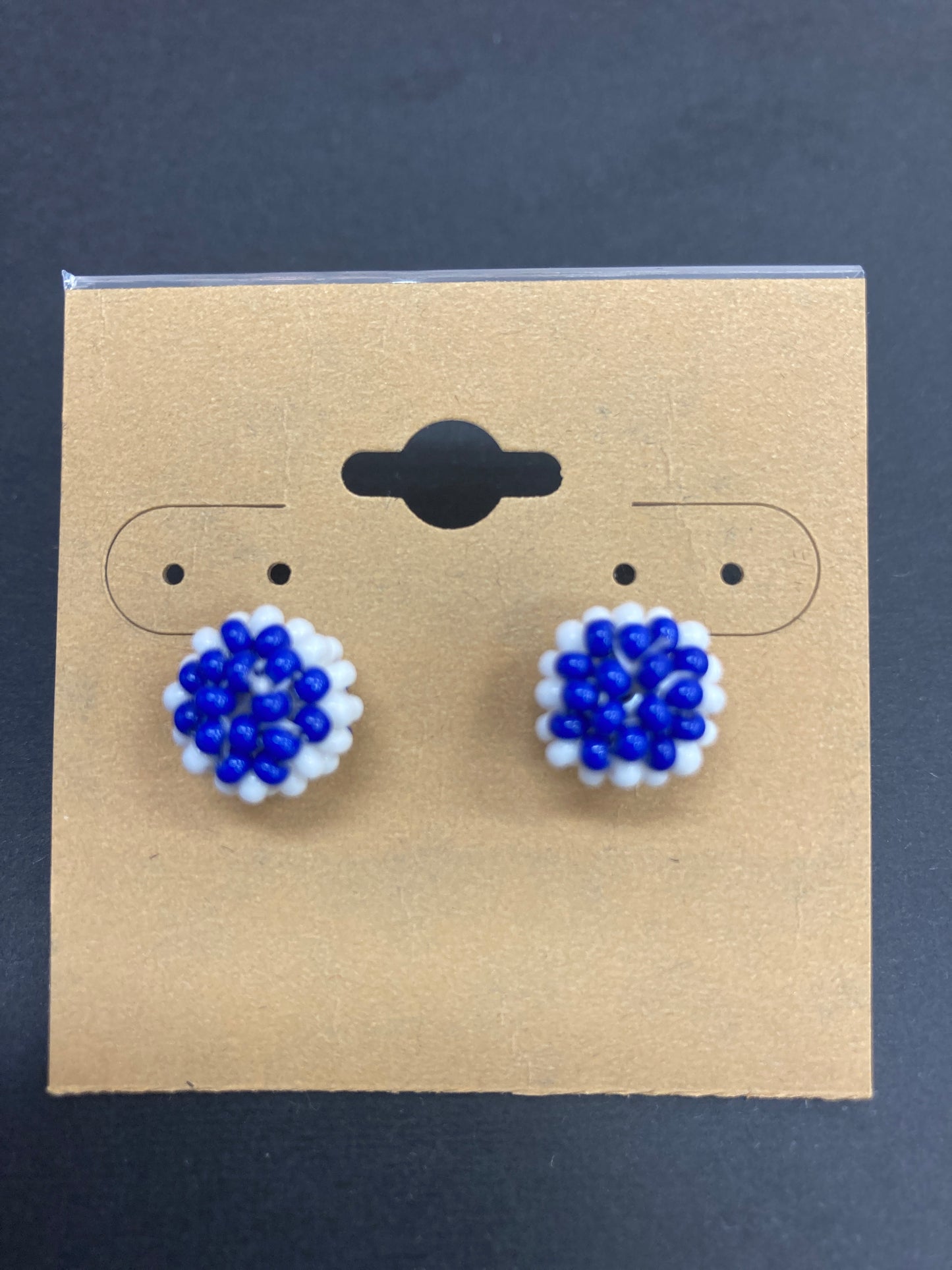 Earrings - Beaded Ball