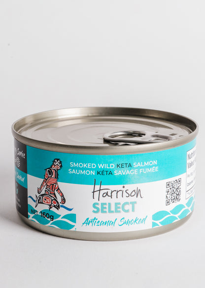 Harrison Select Canned Artisanal Smoked Wild Keta Salmon