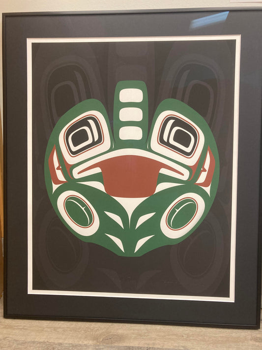 Framed Print - Tlingit Frog - Victor Michael West