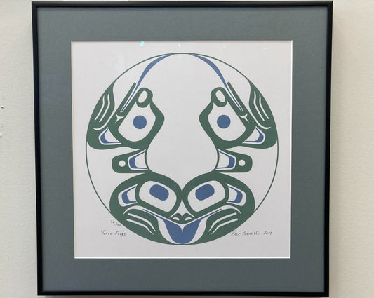 Framed Print - Three Frogs - Eric Parnell