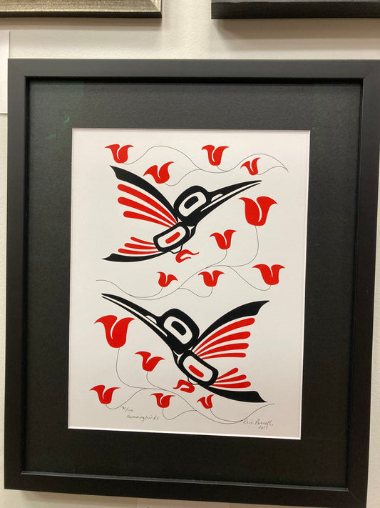 Framed Print - "Hummingbirds"