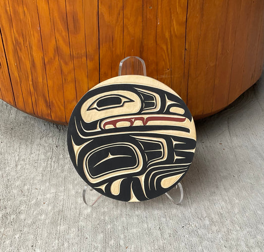 Carved Plaque - "Trickster Raven" VMW