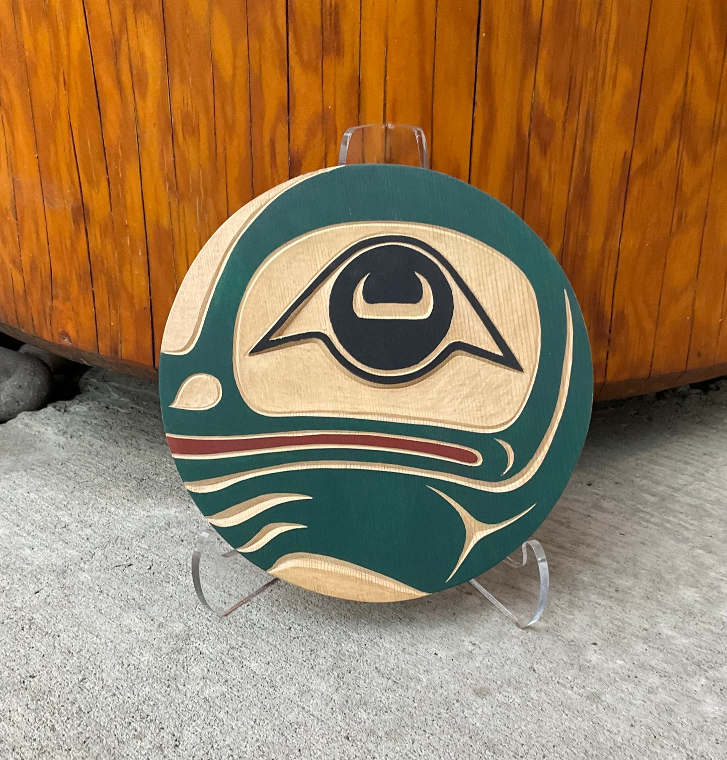 Carved Plaque - "Frog" VMW