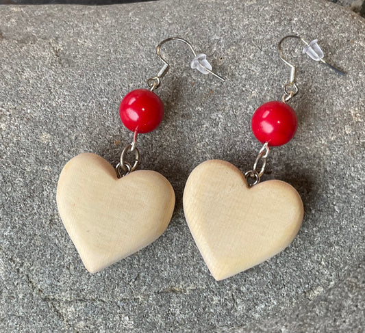 Earrings - Cedar Heart