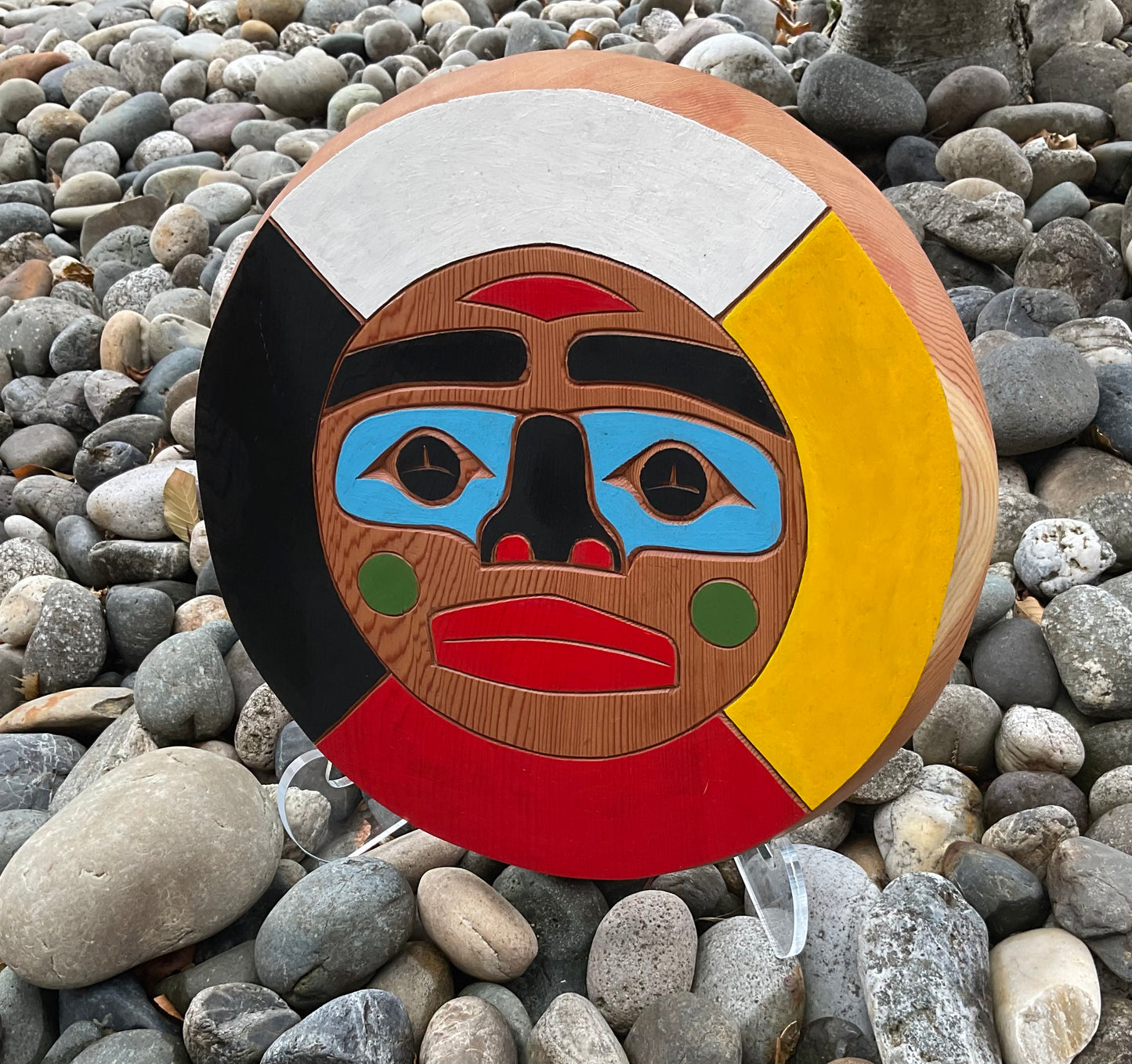 Carving - Full Moon Medicine Wheel