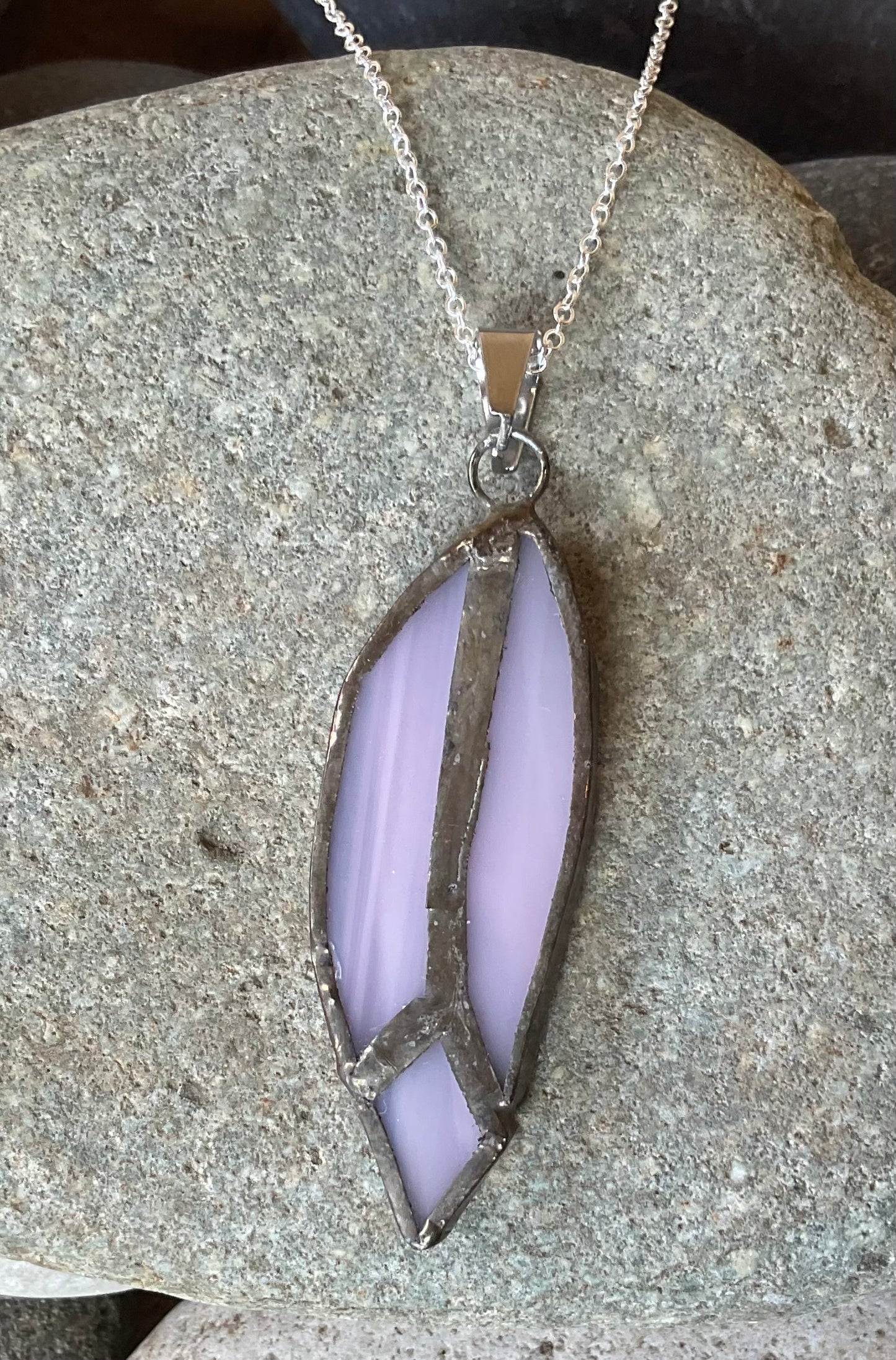 Pendant - Stained Glass Feather