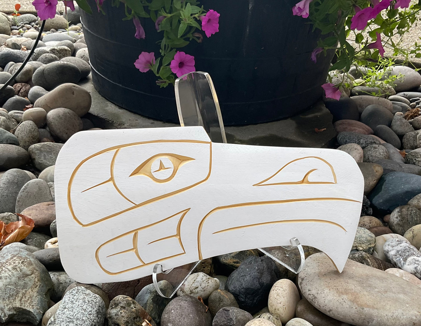 Carving - Eagle Head - White