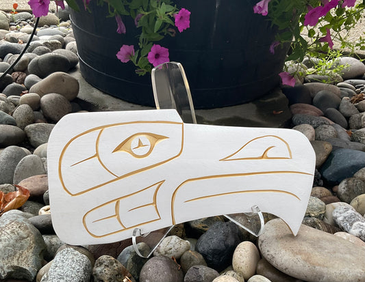 Carving - Eagle Head - White
