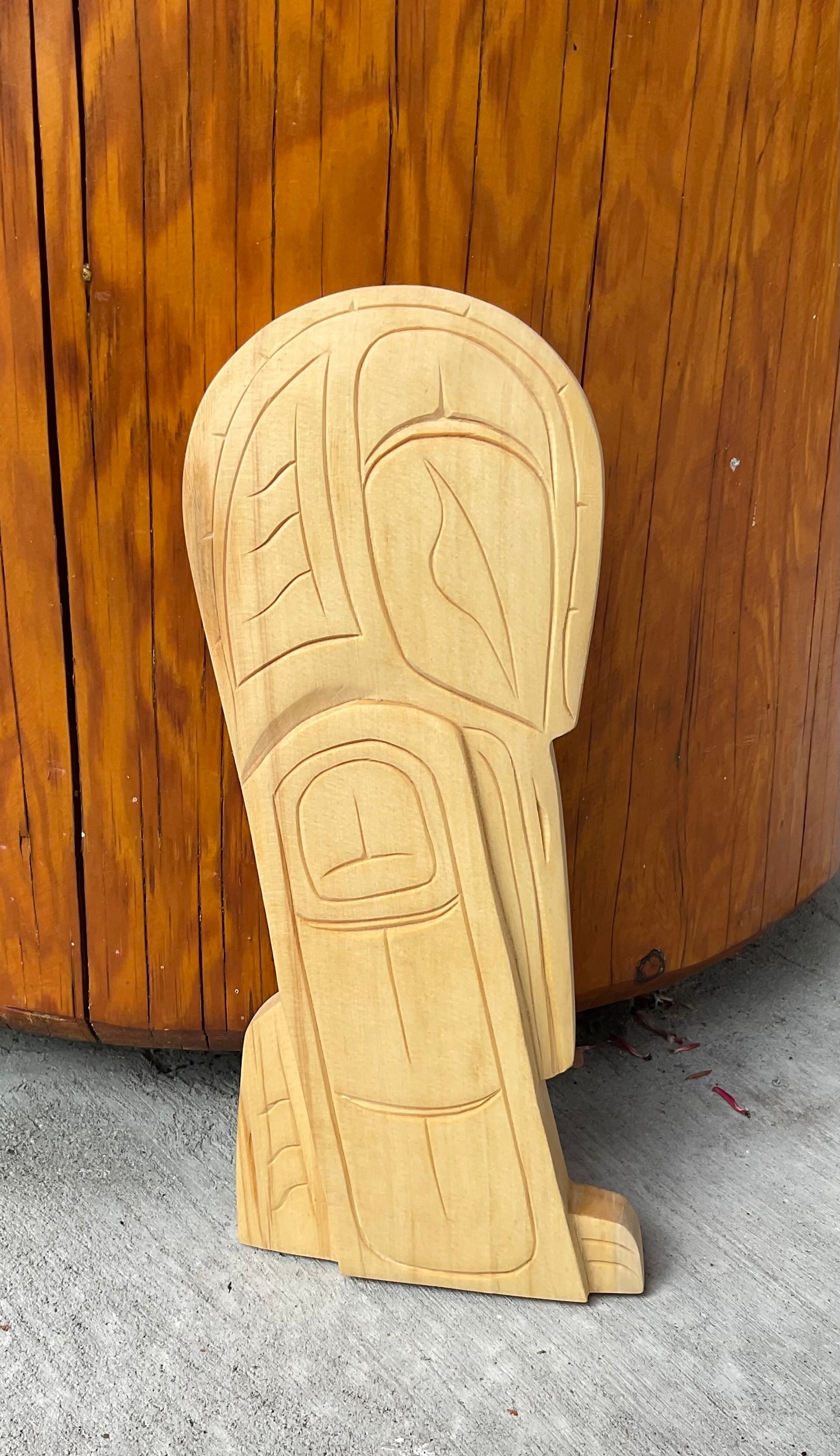 Carving - Sleeping Raven