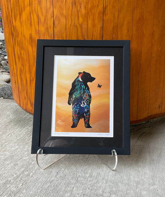 Framed Art Card - "Journey of the Bear"
