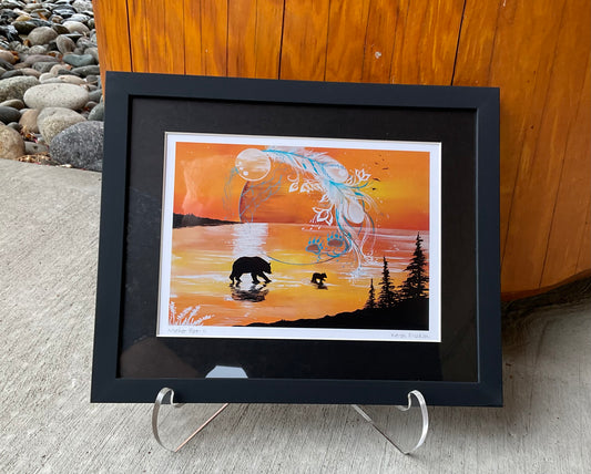 Framed Art Card - "Mother Bear 2"