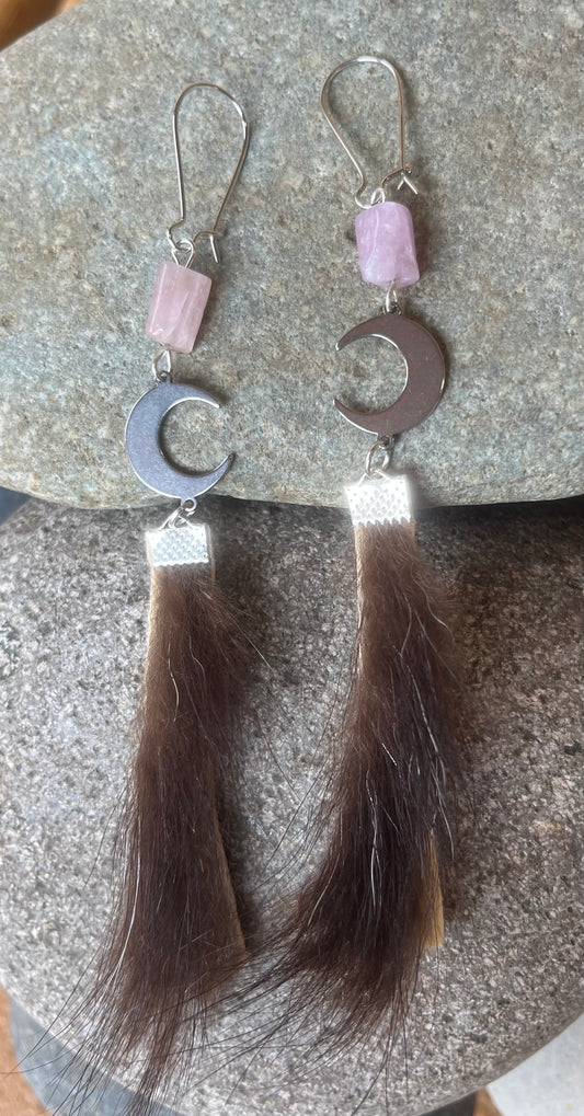 Earrings -Skunk Moon Drop SKM