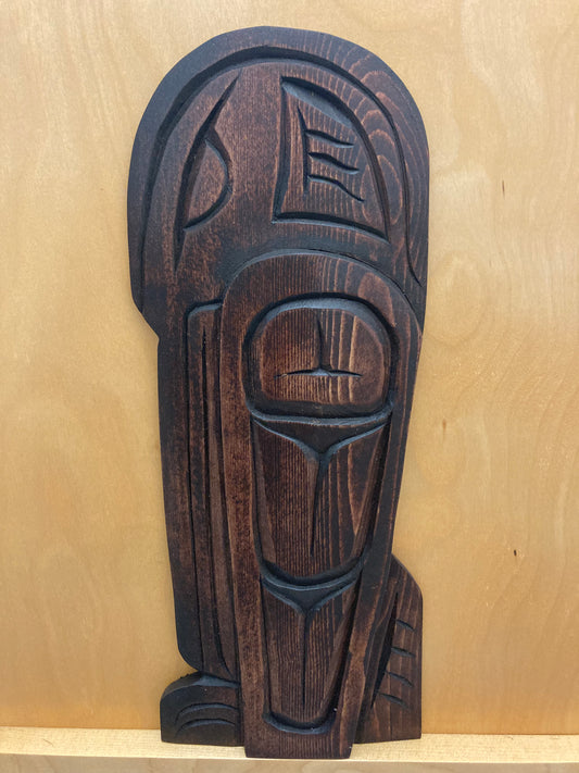 Carving - "Sleeping Raven" - George Price