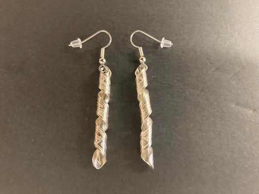 Earrings - Silver Spiral - Large - Eagle