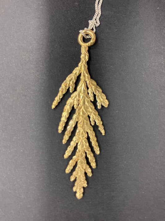 Pendant - Bronze Cedar Bough