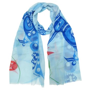 Eco Scarf - Love, Peace and Happincess