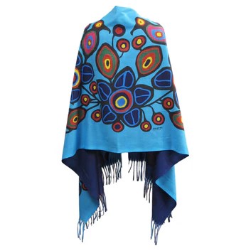 Shawl Eco - Flowers and Birds