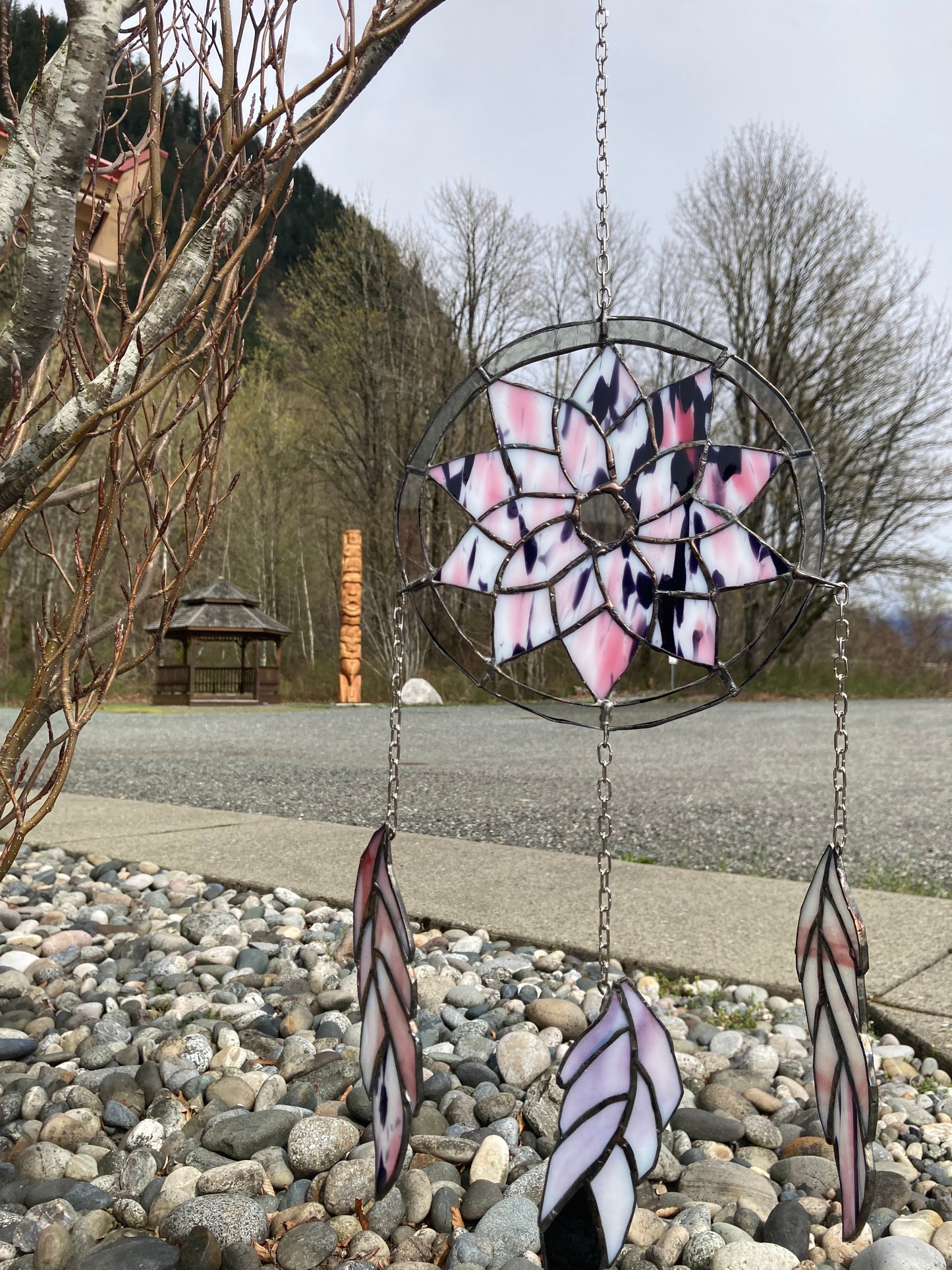 Stained Glass Dream Catcher - large