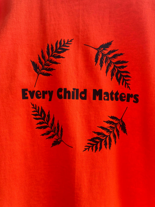 Orange Shirt - Children Feather