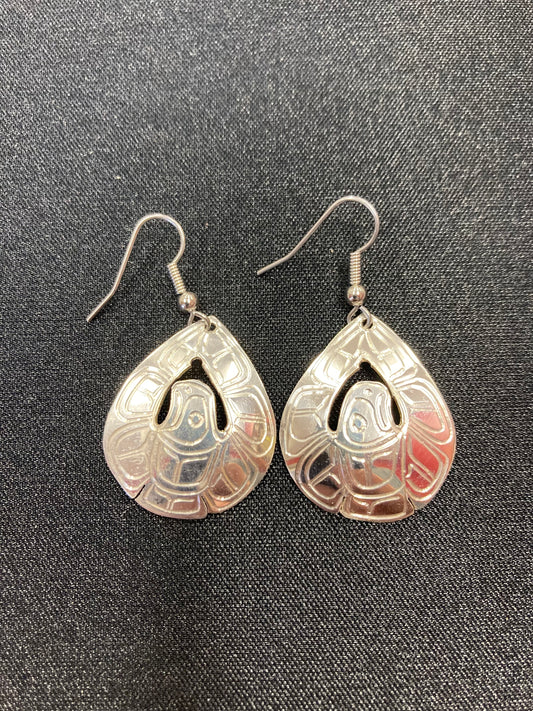 Earrings - Silver - Thunderbird Design