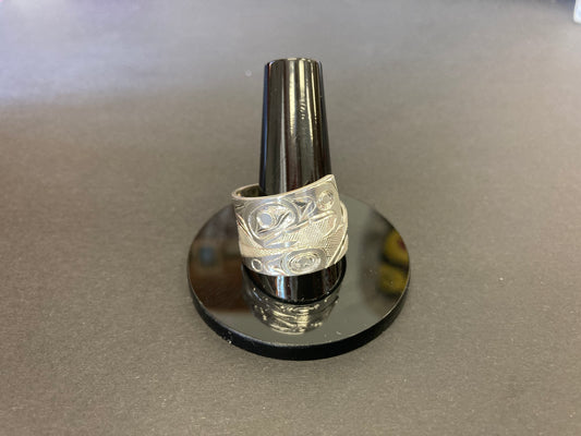 Ring - Silver Wrap - Thunderbird Design S12