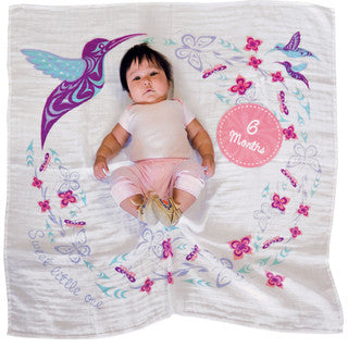 Hummingbird Baby Blanket Set