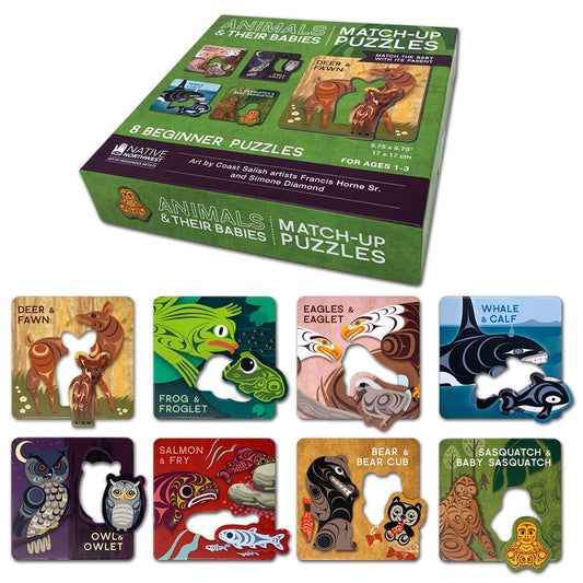 Match Up Puzzle Animal & Their Babies