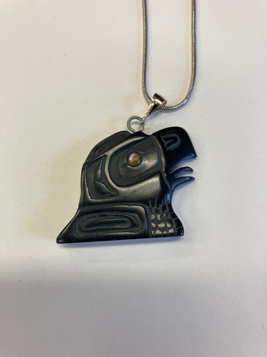 Pendant - Argillite - Eagle