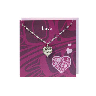 Pewter Charm w/Greeting Card