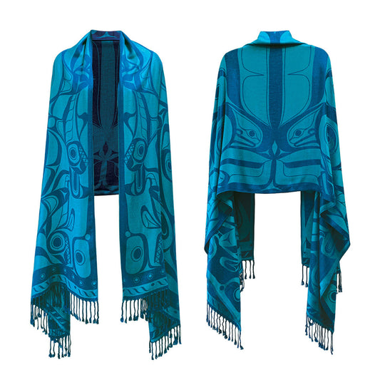 Shawl - Orca Song by Morgan Asoyuf