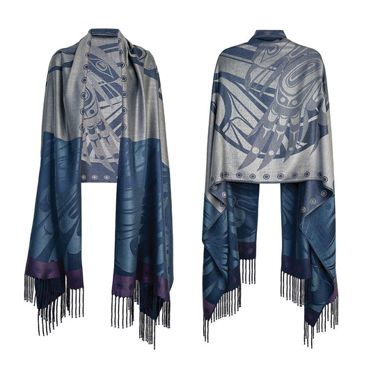 Shawl - Raven Moon by Allan Weir