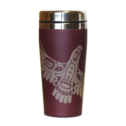 Travel Mug - 16oz - Eagle's First Flight by Ernest Swanson
