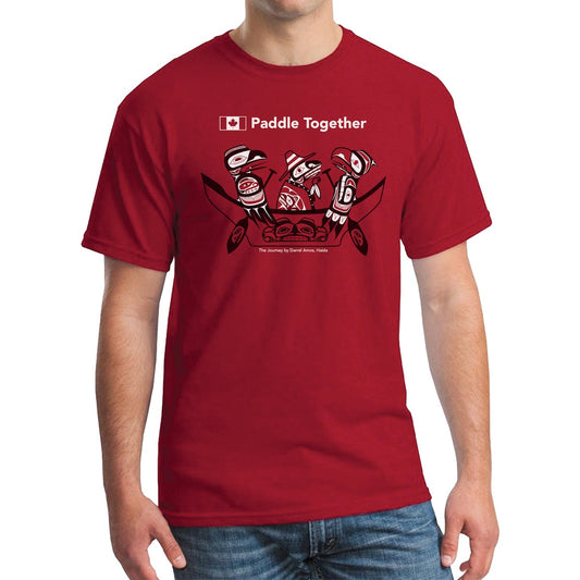T Shirt - Paddle Together by Darrel Amos